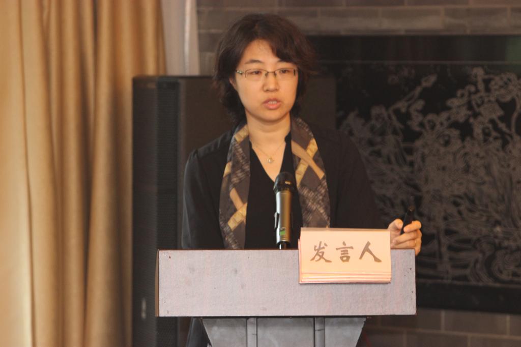 国务院发展研究中心国际合作局的蒋希蘅副局长主题发言
